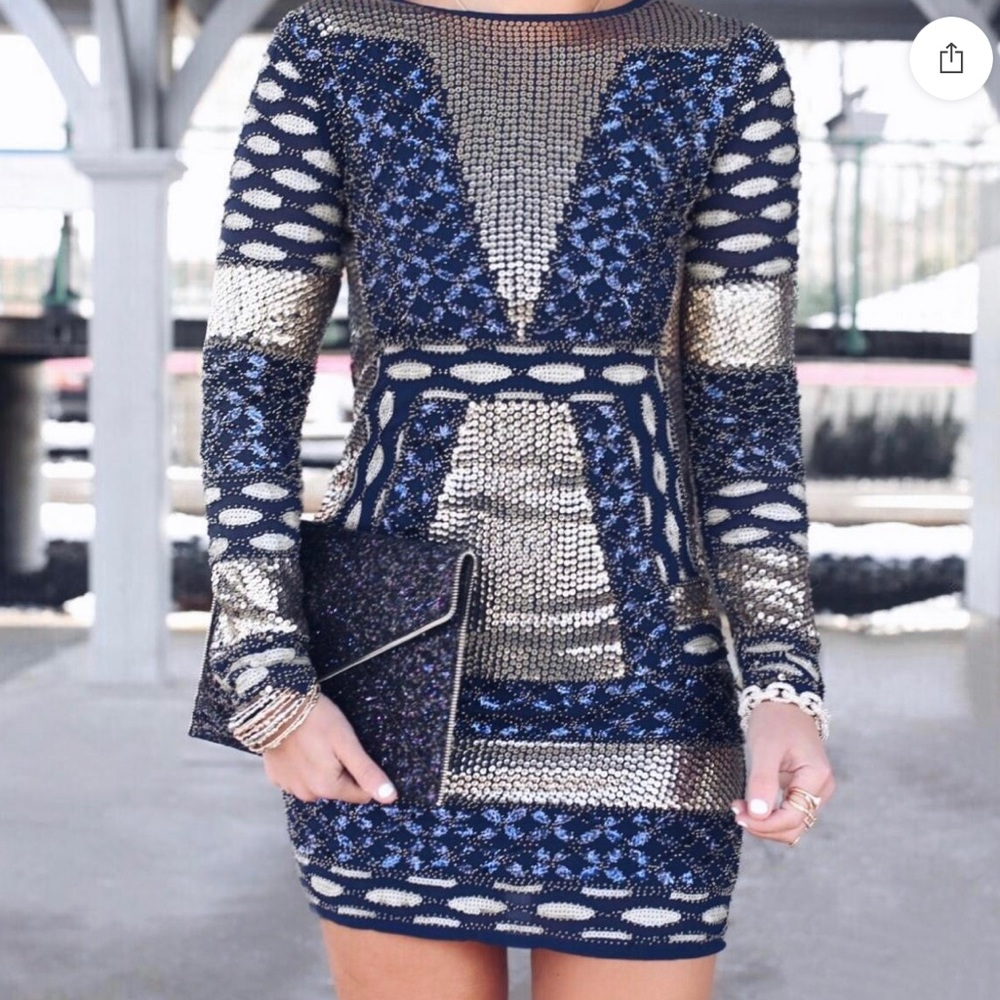 Women’s sequin dress navy